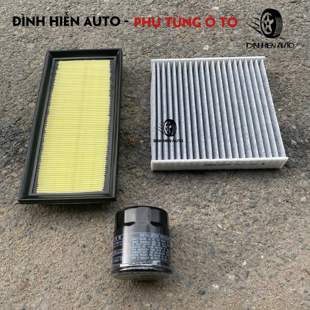 Xe Rush (đời 2018-2022), Avanza (2016-2021): Lọc gió động cơ, lọc điều hoà & lọc nhớt (050/7010/E1)