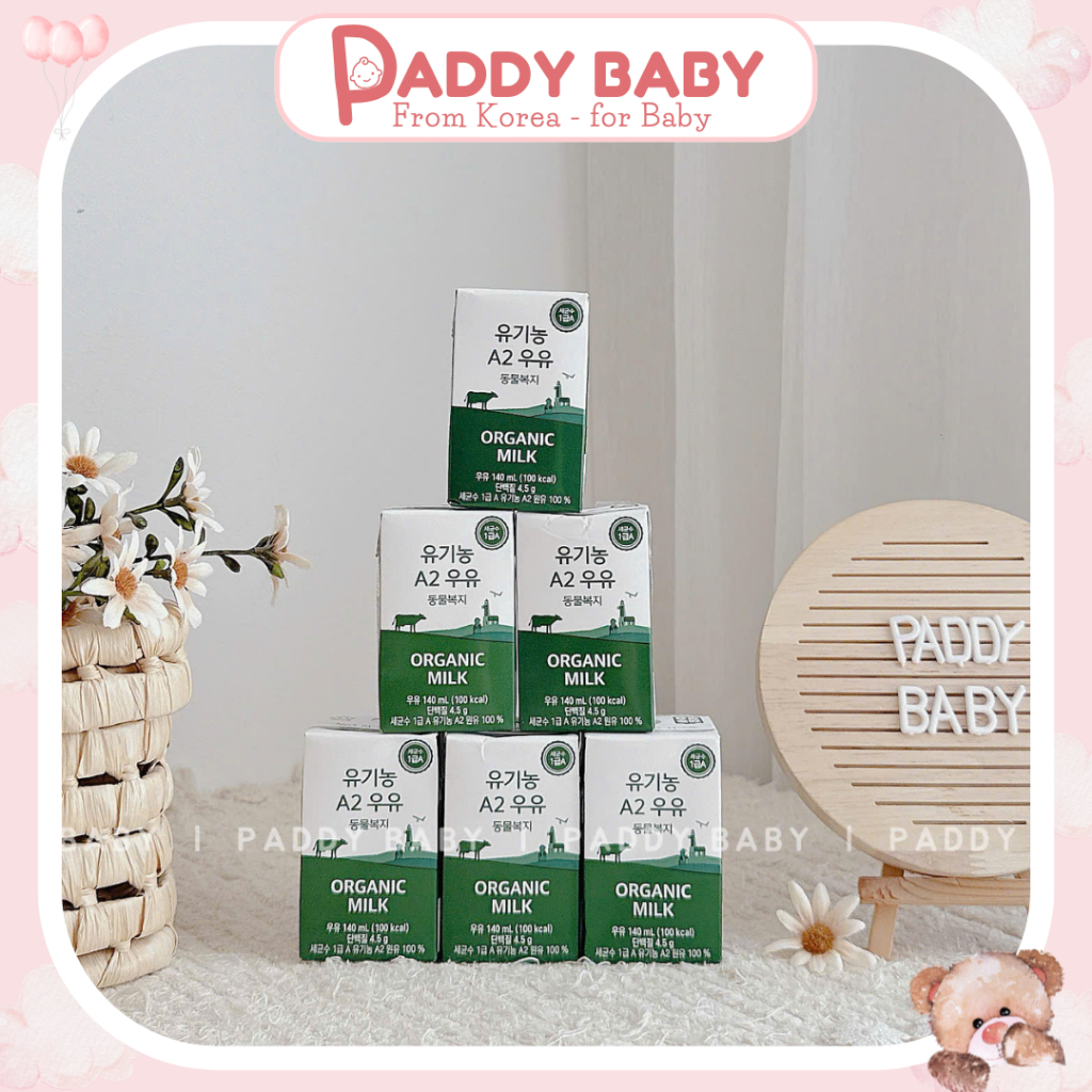 SỮA TƯƠI A2 ORGANIC JEJU MILK HÀN QUỐC CHO BÉ 1 TUỔI (140ml)