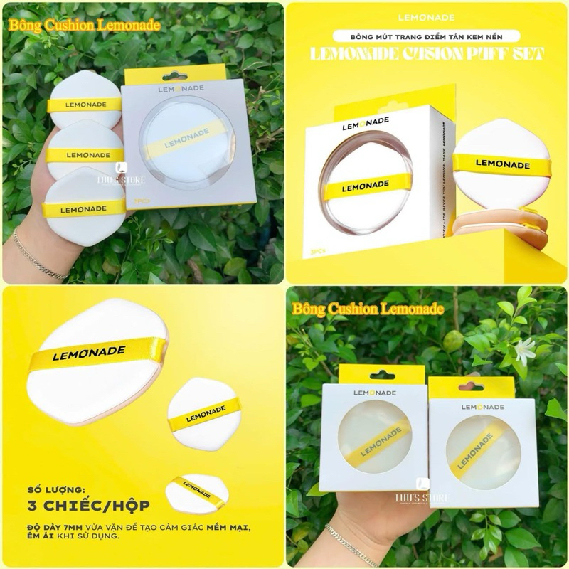 Bông mút cushion Lemonade