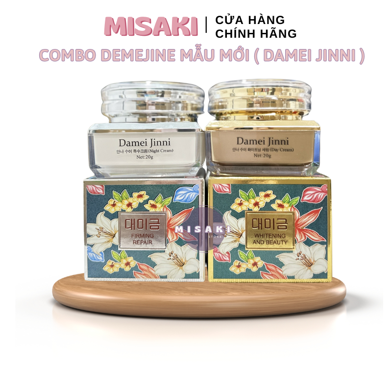 Cặp Kem Face DAMEJINNI mẫu mới (DEMEJINE) Hàn Quốc 20g
