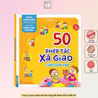 Sách - Bộ sách gối đầu giường của các bậc cha mẹ - 50 phép tắc xã giao cần dạy trẻ