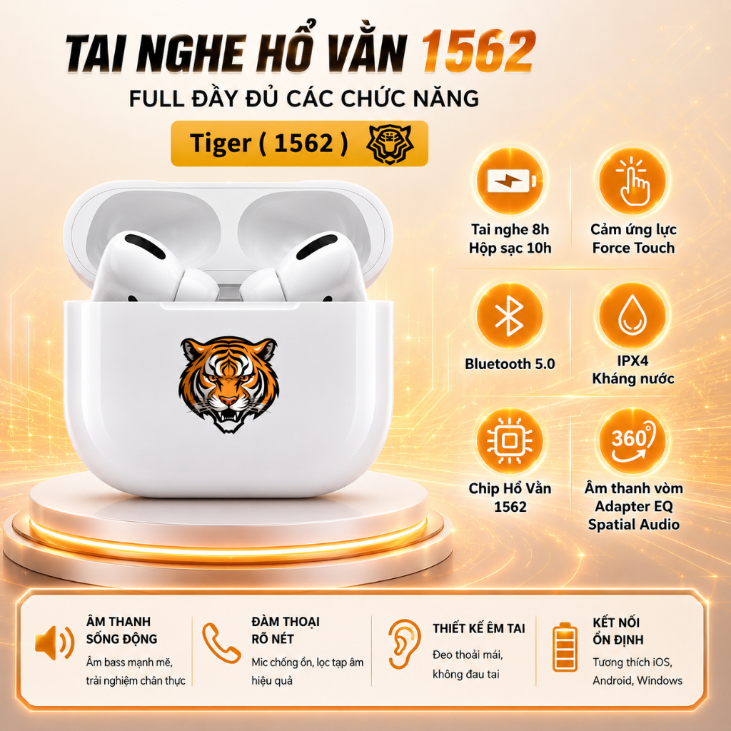 Tai nghe Bluetooh Tiger (1562)