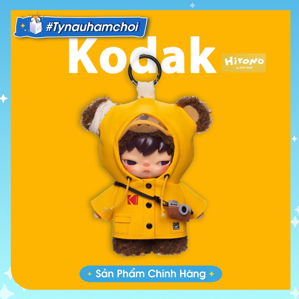 [CHÍNH HÃNG] PM Hirono x kodak plush doll - Móc khóa bông Hirono