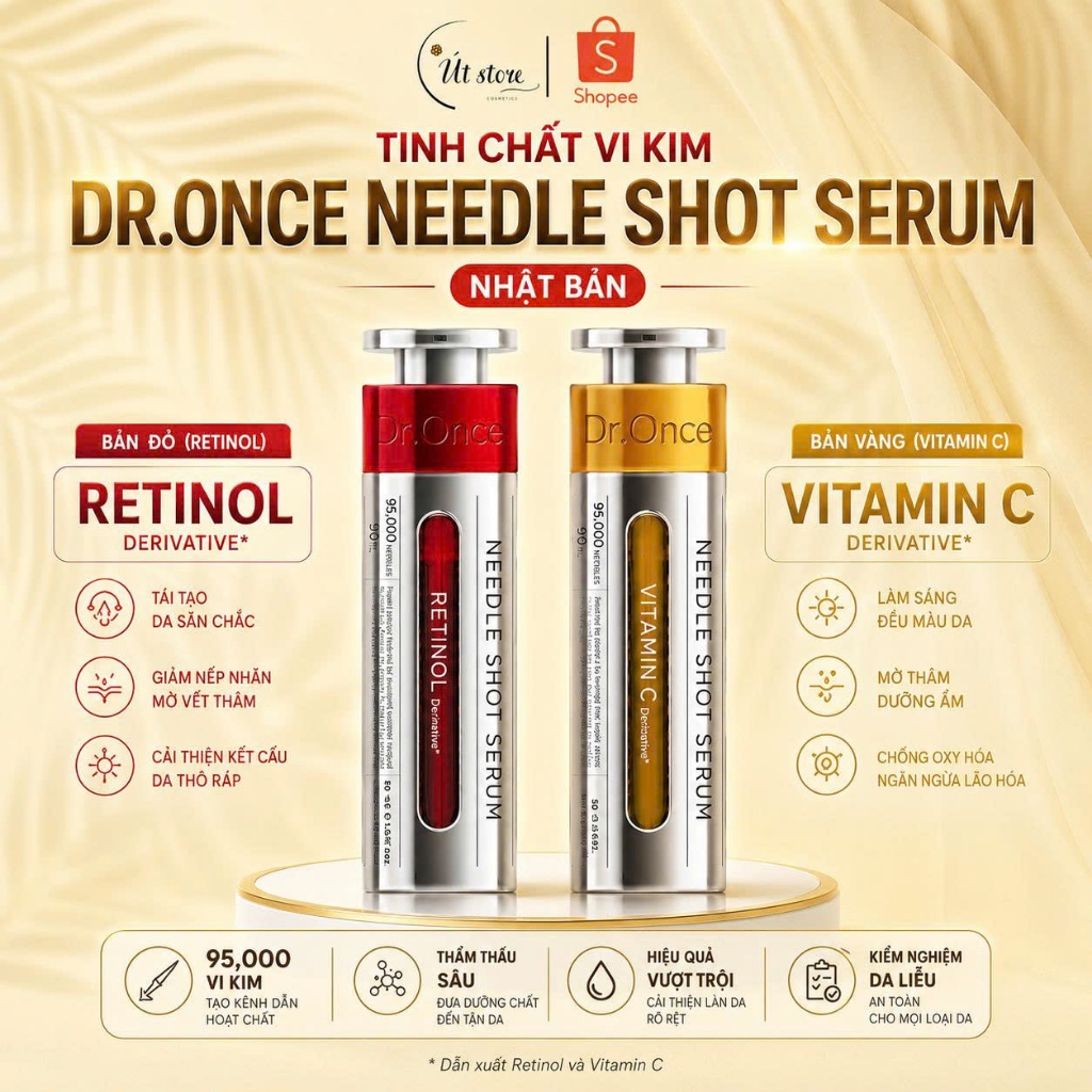 Tinh Chất Vi Kim Dr.Once Needle Shot Serum Nhật Bản