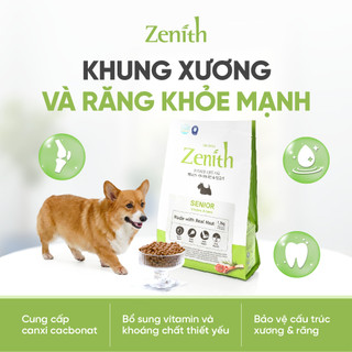 [1.2kg] Thức ăn cho chó - HẠT MỀM ZENITH (giành cho mọi giống chó và lứa tuổi) | không dị ứng | phân không thối