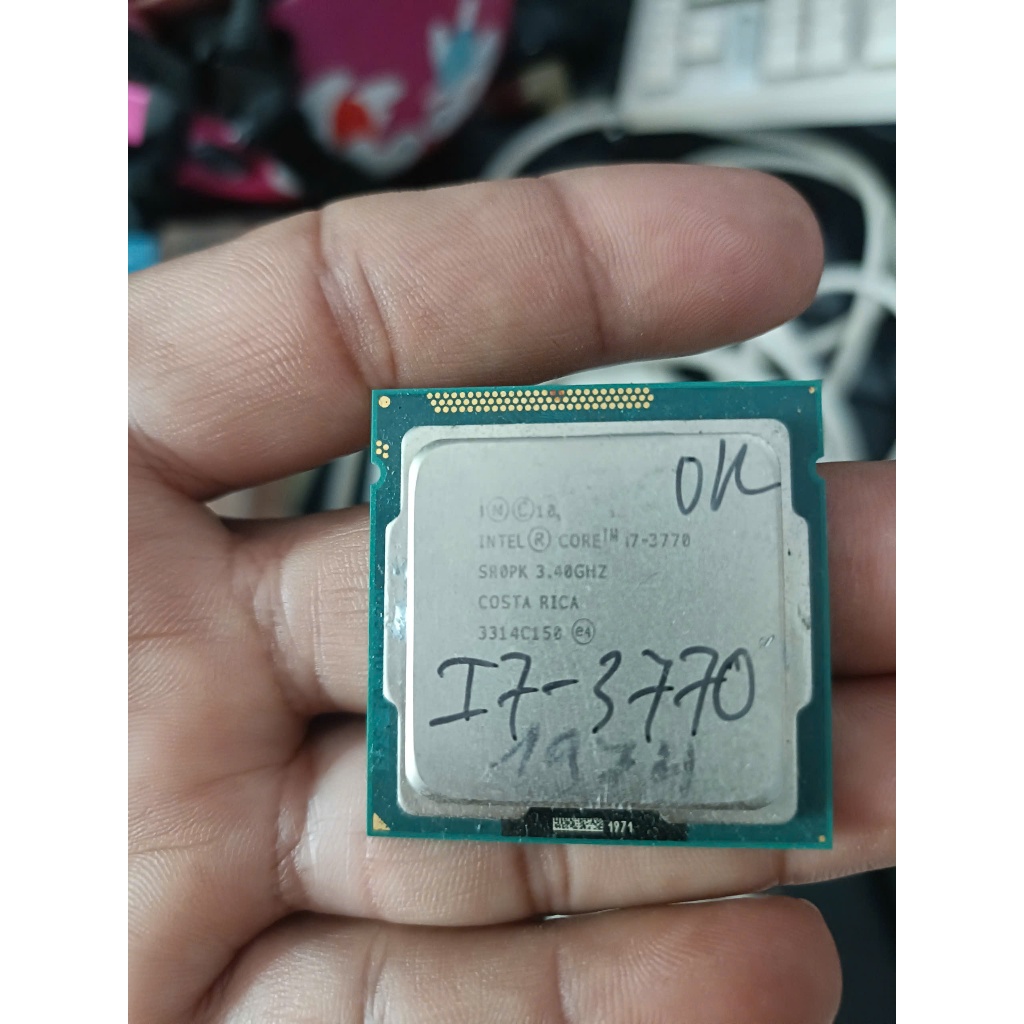 CPU intel vi xử lý i7 3770 socket 1155 . bảo hành 1 tháng sử dụng.