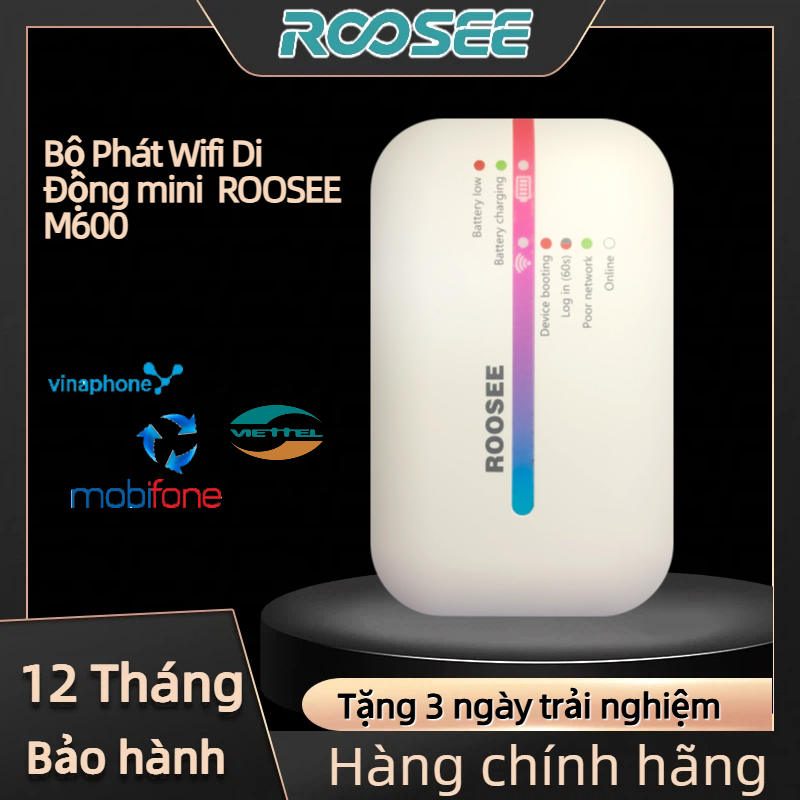 Bộ Phát Wifi Di Động mini  ROOSEE M600 -không cần lắp sim