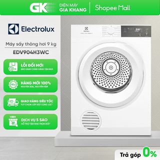 Edv904h3ec | edv904h3wc máy sấy thông hơi electrolux ultimatecare 300 9 kg edv904h3ec