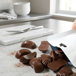 Túi Socola Đen 68% Cacao Couverture đậm cacao Làm Bánh Ganache Bonbon Phủ Bánh Nhúng Dâu L2