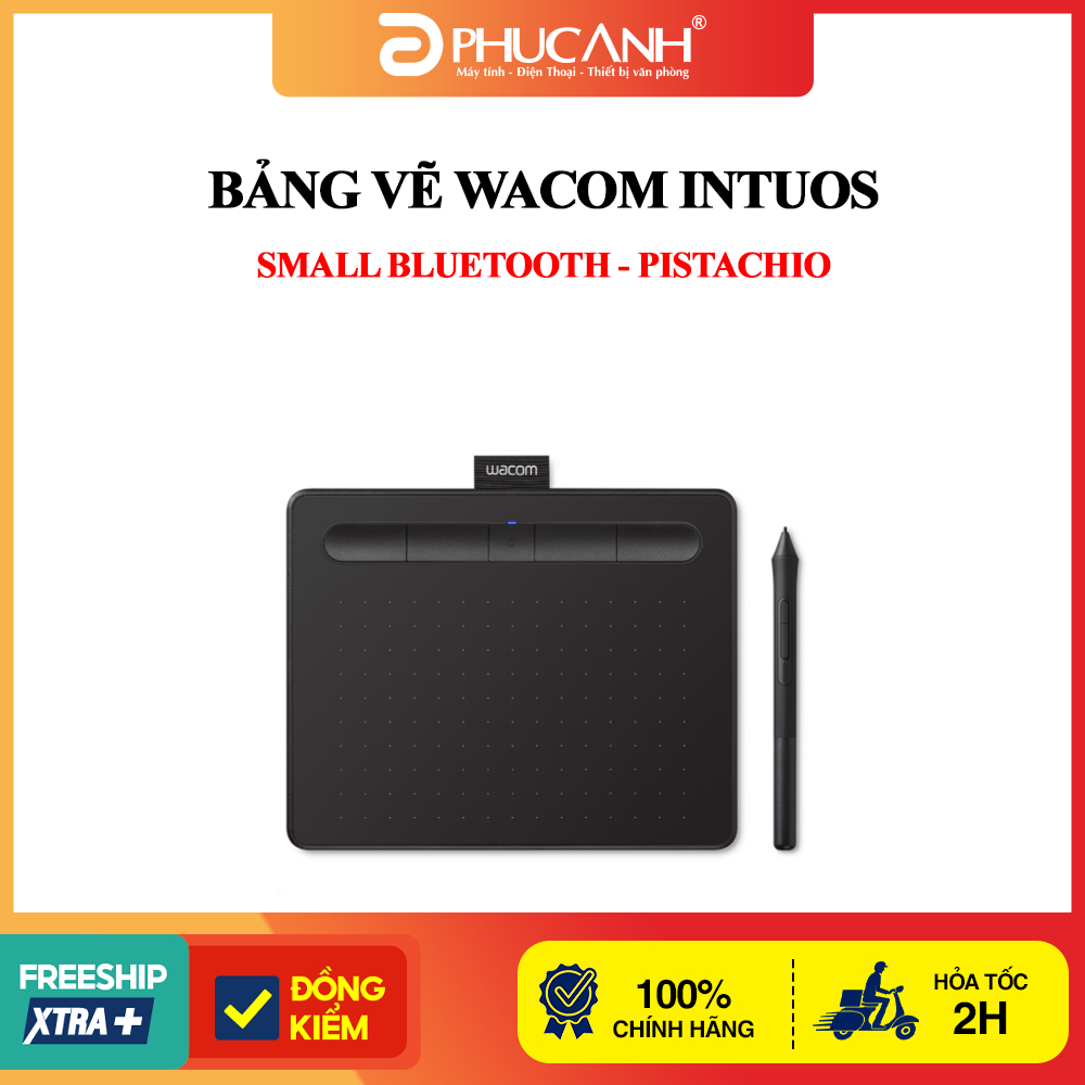 Bảng vẽ Wacom Intuos, Small Bluetooth - Pistachio CTL-4100WL/E0-C
