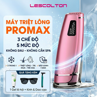 [ Tặng Gel ] Máy Triệt Lông Lescolton IPL Mới Nhất – Phù Hợp Người Đã Triệt Spa, Có Chức Năng Trẻ Hóa Da