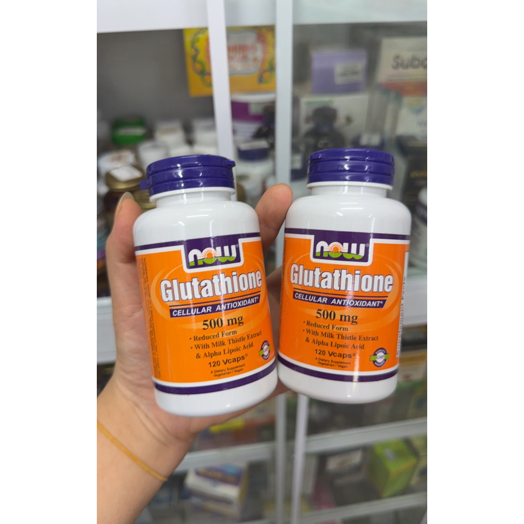 ( Nhập khẩu ) Now Glutathione 500mg lọ 120 viên- Mỹ( date xa)