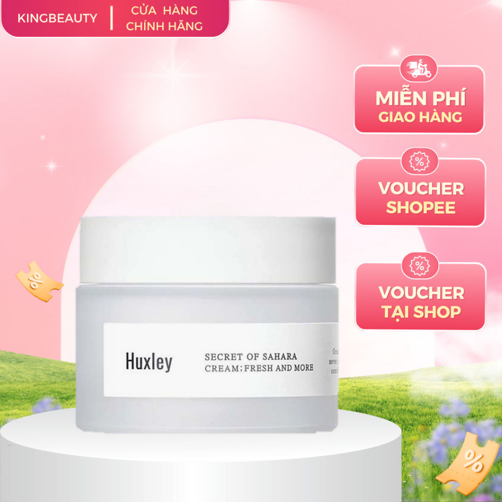 Kem Dưỡng Ẩm, Làm Dịu Da Chiết Xuất Xương Rồng Huxley Secret Of Sahara Cream; Fresh And More 50ml
