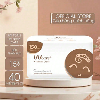Băng vệ sinh UUcare Crown siêu thấm hàng ngày 15cm 40 miếng