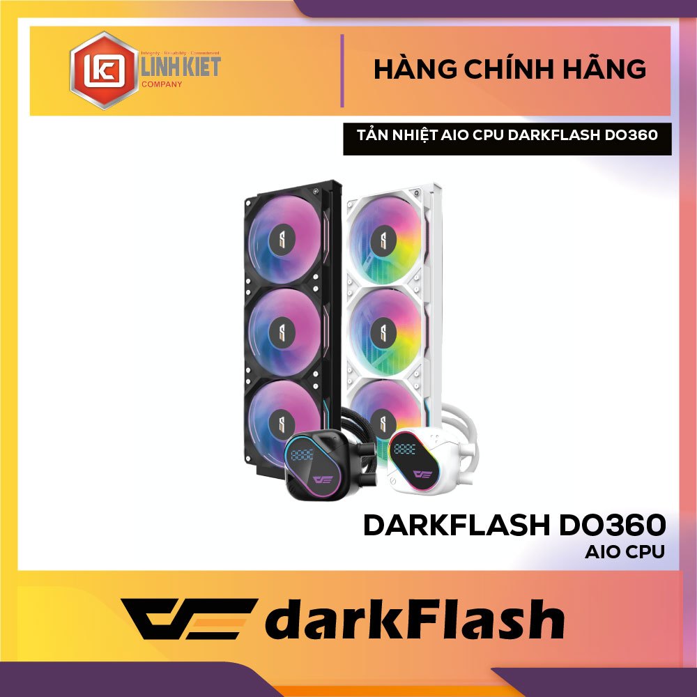 Tản Nhiệt Nước AIO 360MM DarkFlash DO360