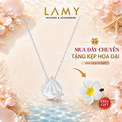 [BST Ocean Whisper] Dây chuyền nữ LAMY Shell Blossom 6510