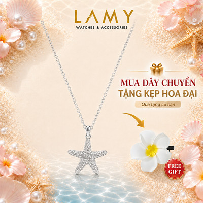Dây chuyền nữ LAMY Starfish Silver Necklace 6397