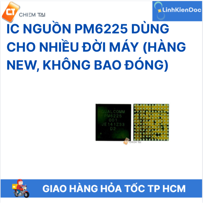 IC nguồn PM6225 dùng cho nhiều đời máy (Hàng new, không bao đóng)