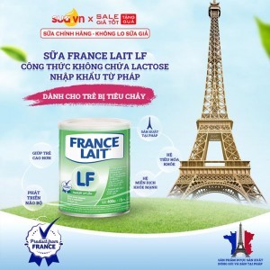 Sữa France laiT LF hộp 400gr Dành cho bé tiêu chảy, Không lactose