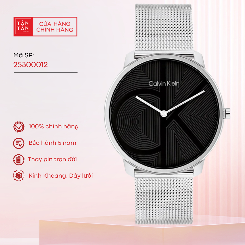 Đồng Hồ Nam Calvin Klein Iconic 25300012 Quartz 40mm - Đồng Hồ Tân Tân