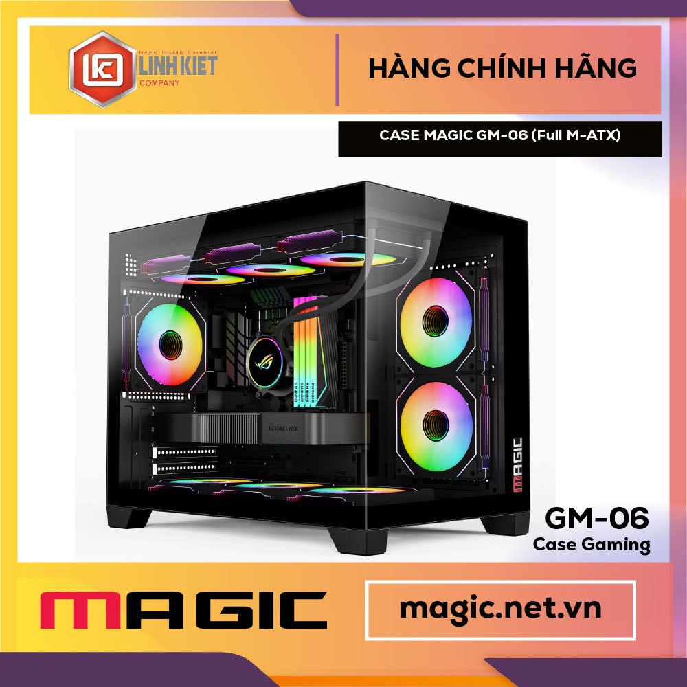 CASE MAGIC GM-06 (m-atx, Aio 360mm top case)