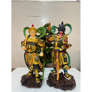 Bộ 02 Tượng tiêu diện hộ pháp 40cm