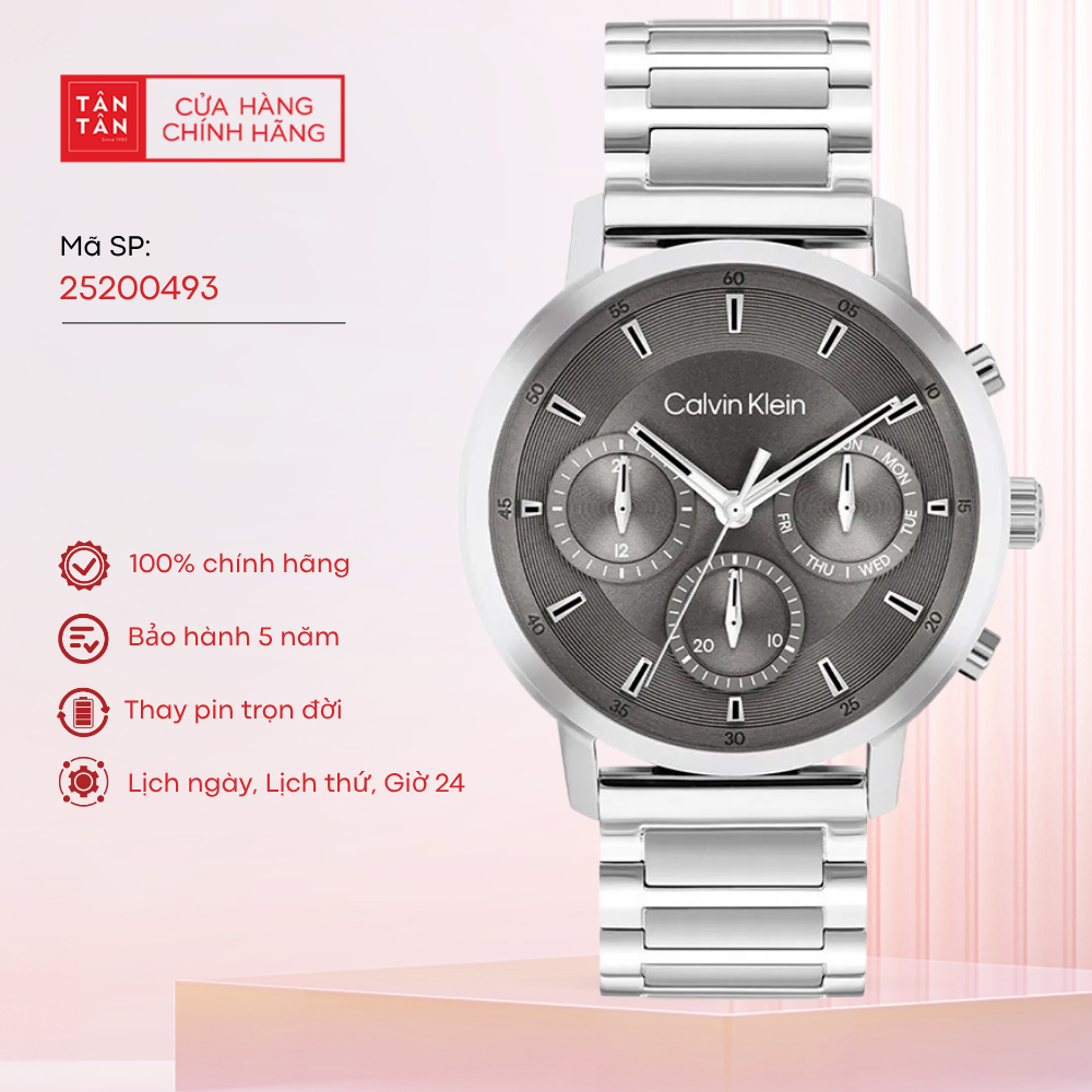 Đồng Hồ Nam Calvin Klein Gauge 25200493 Quartz 41mm - Đồng Hồ Tân Tân