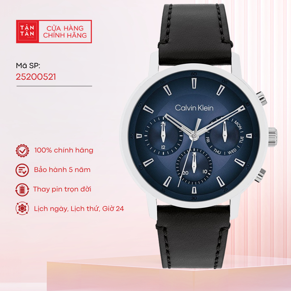 Đồng Hồ Nam Calvin Klein Gauge 25200497 Quartz 41mm - Đồng Hồ Tân Tân