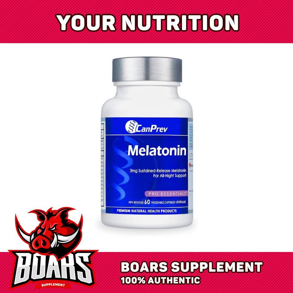 CanPrev Melatonin 3mg Sustained Release Viên Uống Hỗ Trợ Ngủ Ngon