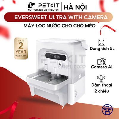Máy Lọc Nước Cho Mèo Chó, Máy Uống Nước Tự Động Cho Mèo PETKIT Eversweet Ultra Dung Tích Lớn 5L