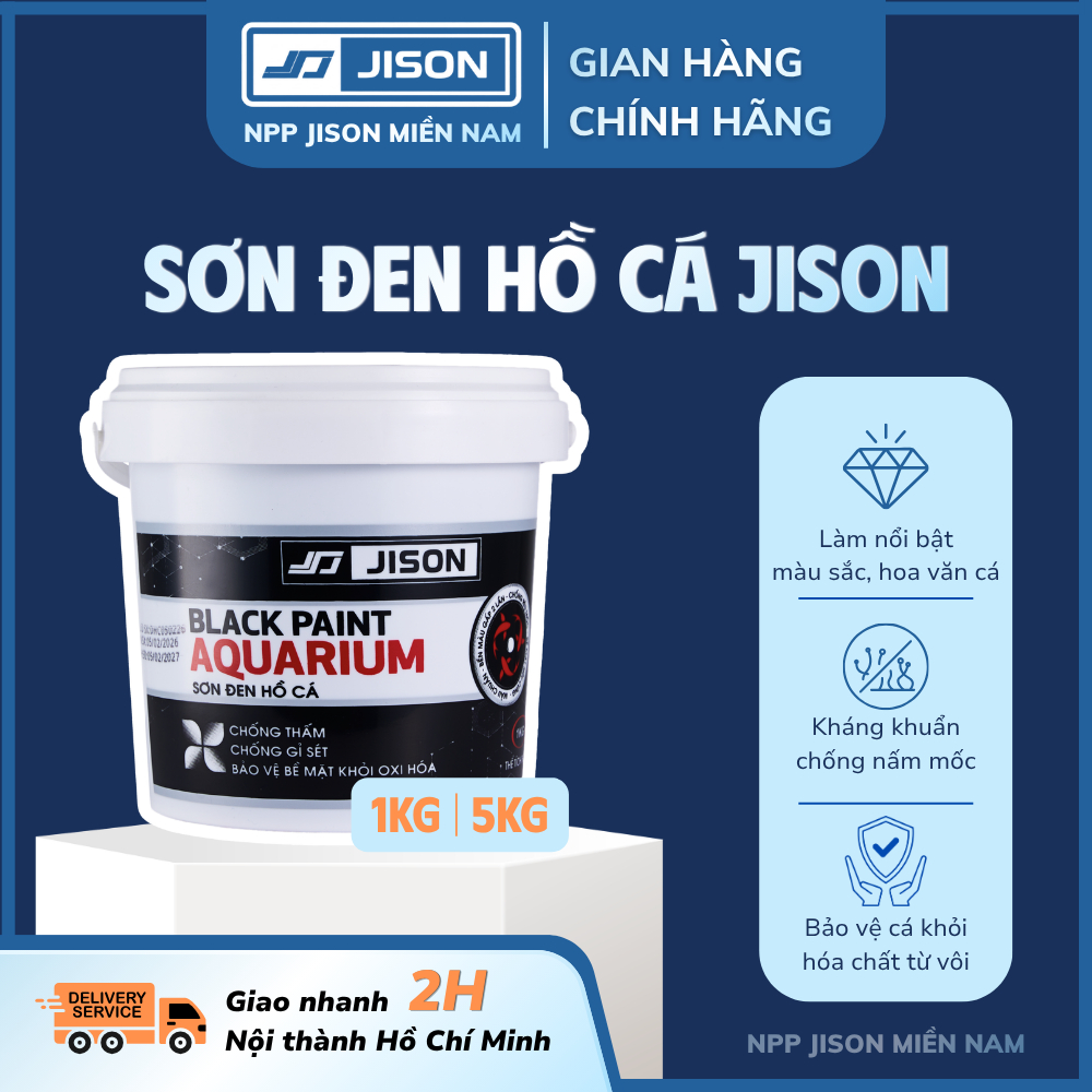 SƠN ĐEN HỒ CÁ JISON