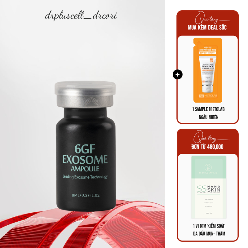 Tế bào gốc exosome 6GF ampoule Dr Pluscell _ Dr Cori 8ml/ lọ