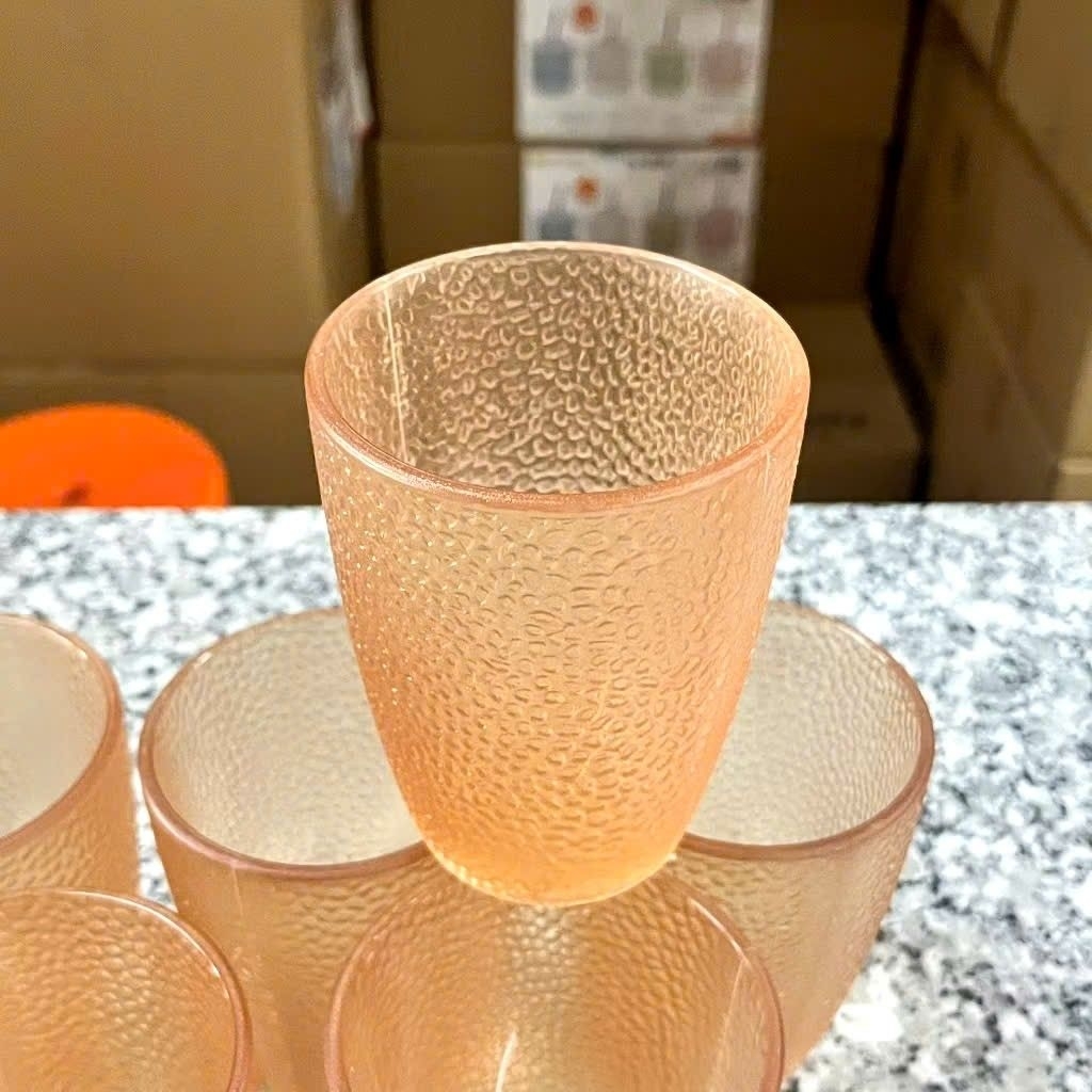 COMBO 5 LY NHỰA PHA LÊ 350ML VINH NAM. Cốc nhựa uống nước 350ml