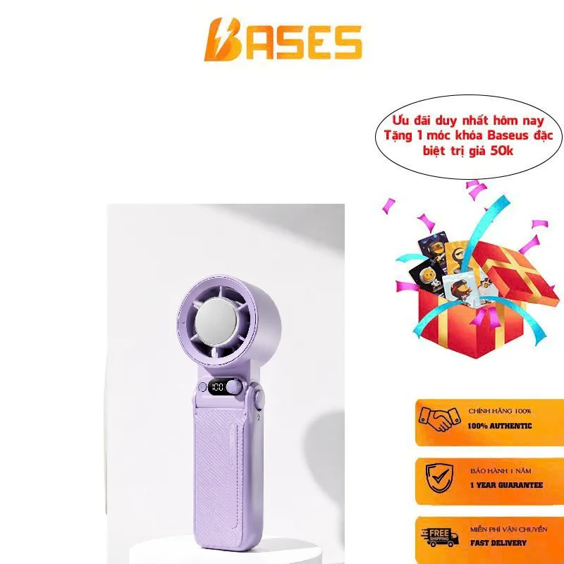 Quạt cầm tay Tubor JF168 dung lượng pin 6000Mah