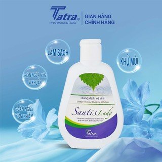 [Combo 2 Chai 100ml] Dung dịch vệ sinh phụ nữ - Santis Lady - Tatra