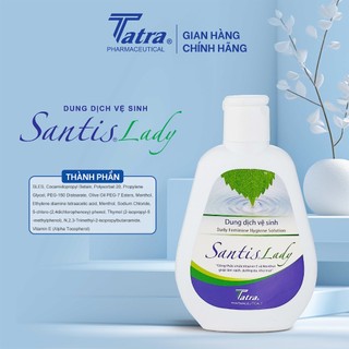 [Combo 2 Chai 100ml] Dung dịch vệ sinh phụ nữ - Santis Lady - Tatra