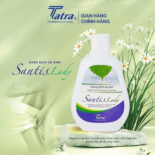 [Combo 2 Chai 100ml] Dung dịch vệ sinh phụ nữ - Santis Lady - Tatra