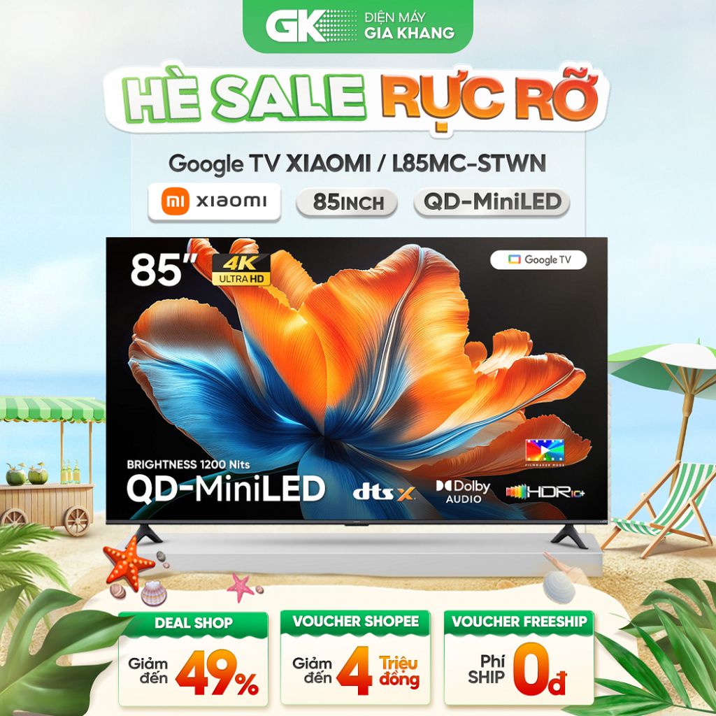 L98MC-STWN | L85MC-STWN | L75MB-SSEA Google Tivi XIAOMI S Pro Mini LED 4K [Freeship HCM]