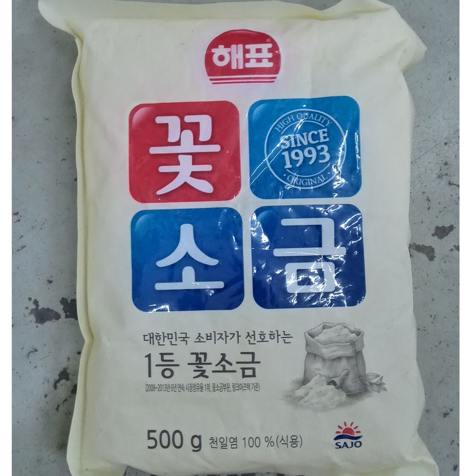 Muối hoa, muối tinh hàn quốc 500g - 꽃소금