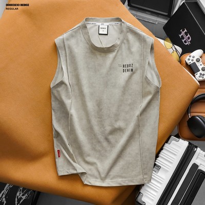 [FORM REGULAR] Áo thun nam HEBOZ tanktop wash 3M, áo ba lỗ vải cotton 2 chiều thoáng mát - 00003233