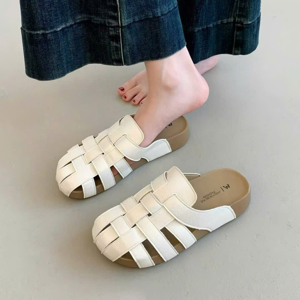 Sục rọ nữ mũi tròn 5885-7 fulbox - HACHI SHOES