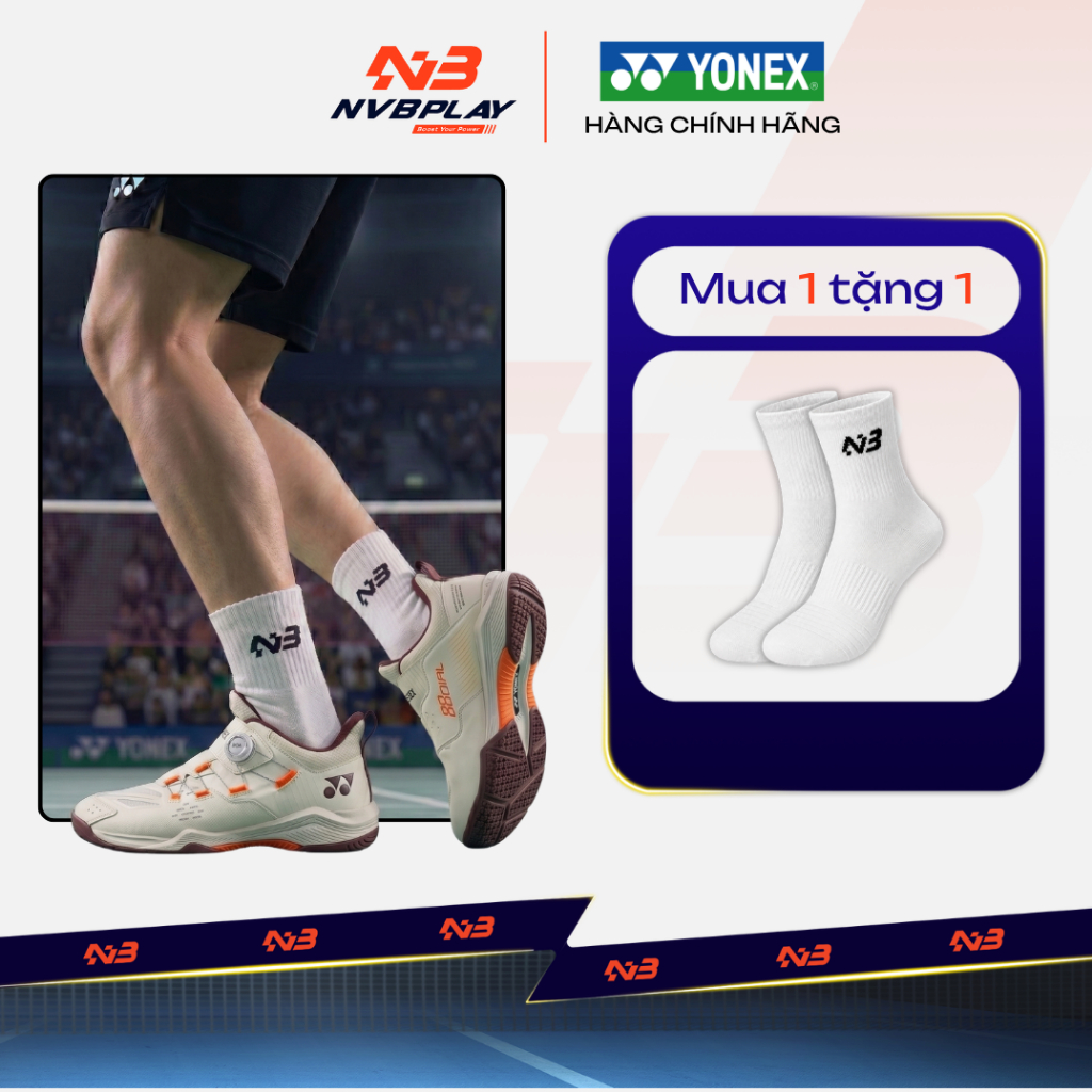 [CHÍNH HÃNG] Giày Thể Thao Yonex Power Cushion 88 Dial 3 - 88 Dial 3 Wide - Êm Ái, Hệ Thống Núm Vặn 