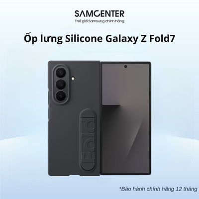 Ốp lưng Silicone Galaxy Z Fold7 Chính Hãng