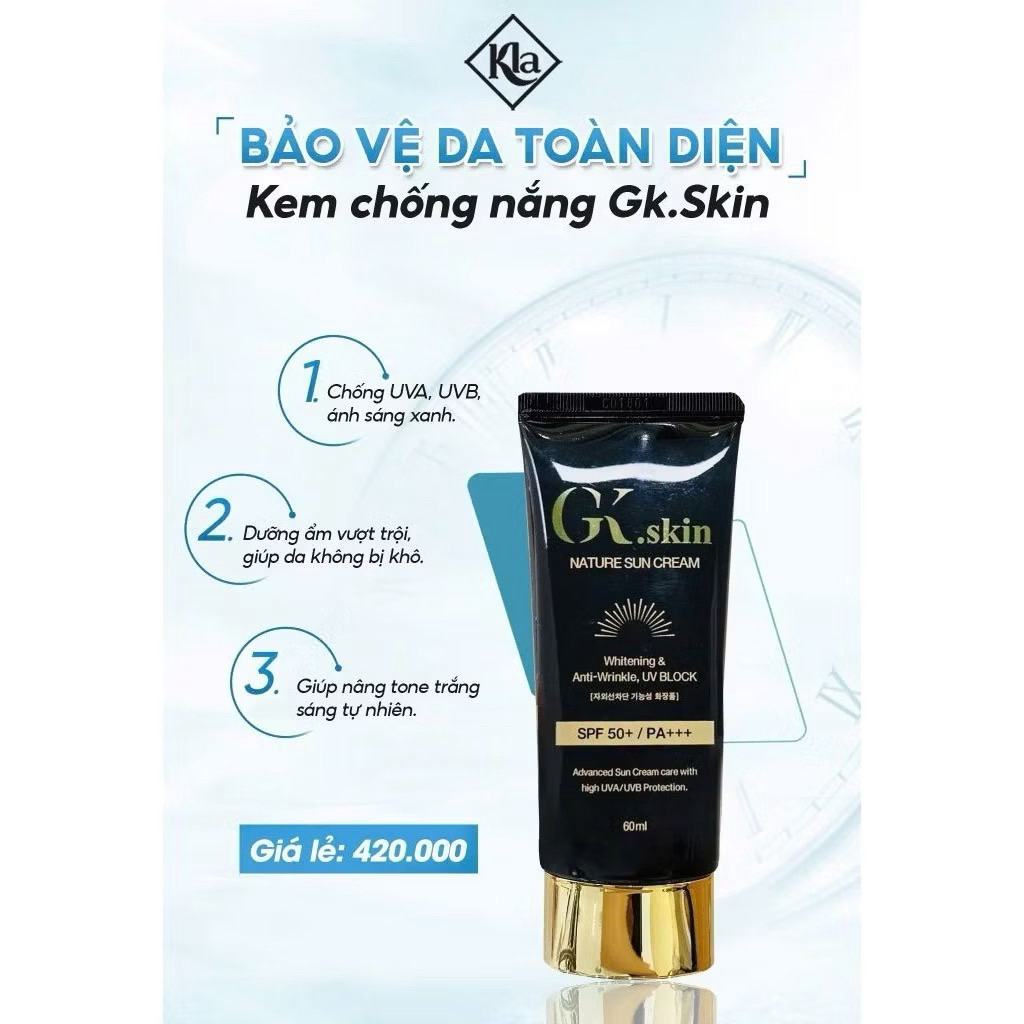 Kem chống nắng Gk.Skin SPF50+PA+++