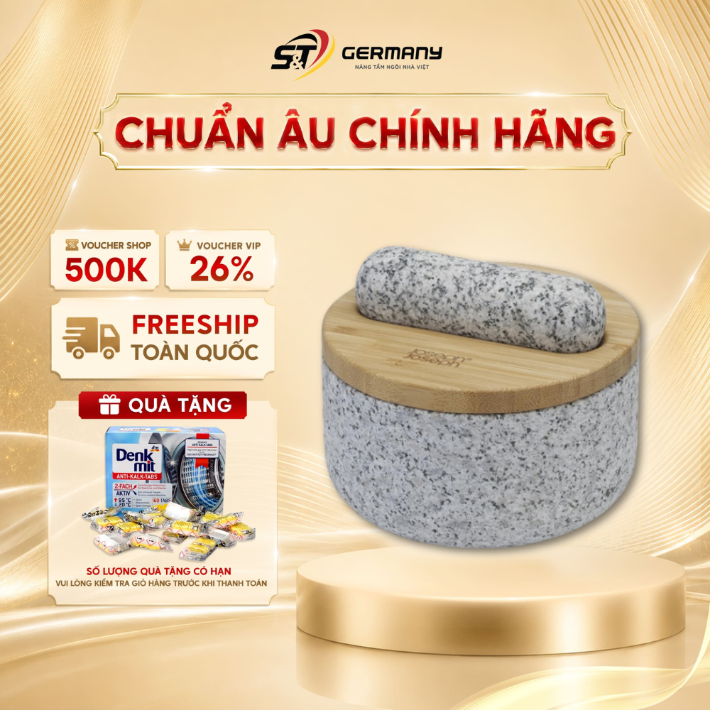 Set chày cối đá Joseph Joseph nắp tre 20176 , Set chày cối đá cao cấp GermanySnT 450222