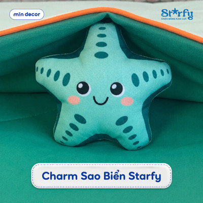 [Quà Tặng] Móc Treo Sao Biển Starfy Mịn Decor, Charm Sao Biển Bông Gòn Dễ Thương