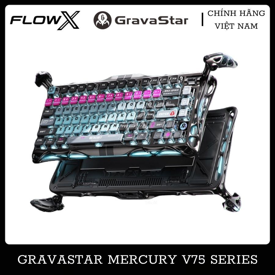 GravaStar Mercury V75 Series Bàn Phím Gaming 75% Hall Effect Magnetic Switch