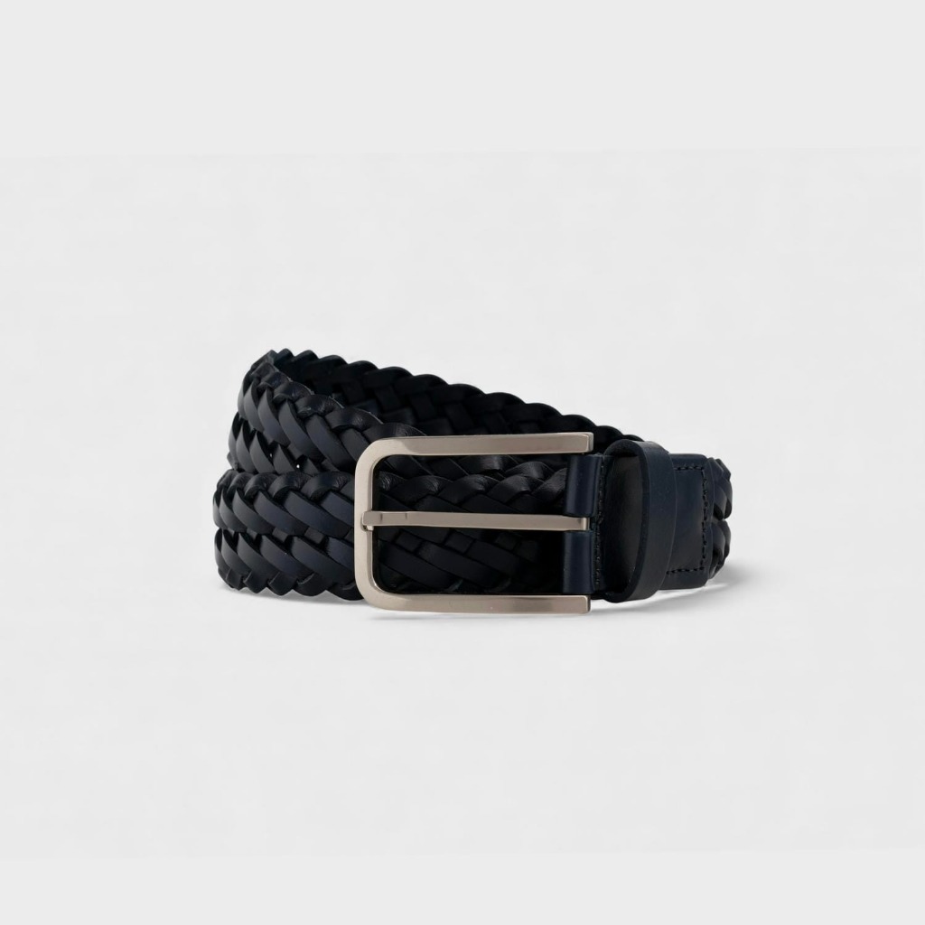 [Aristino x Đăng Khôi] Thắt Lưng Nam Da Bò màu Xanh Navy Aristino ABL0060S4
