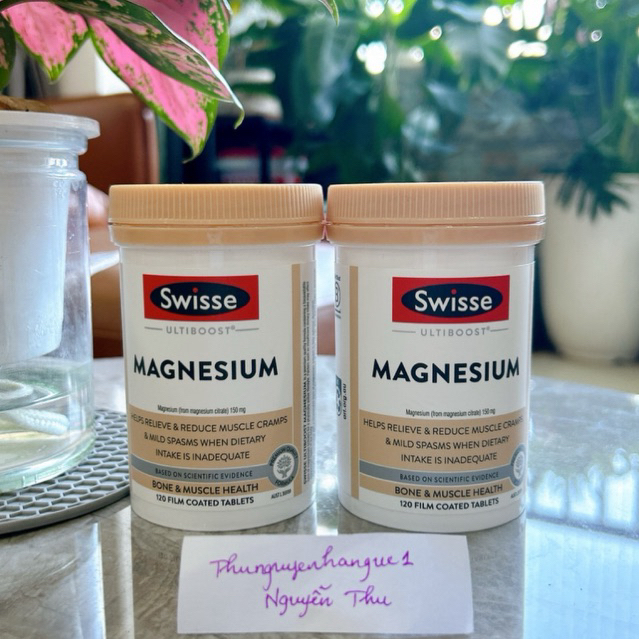 Viên uống magie citrate swisse hàm lượng 150mg Úc