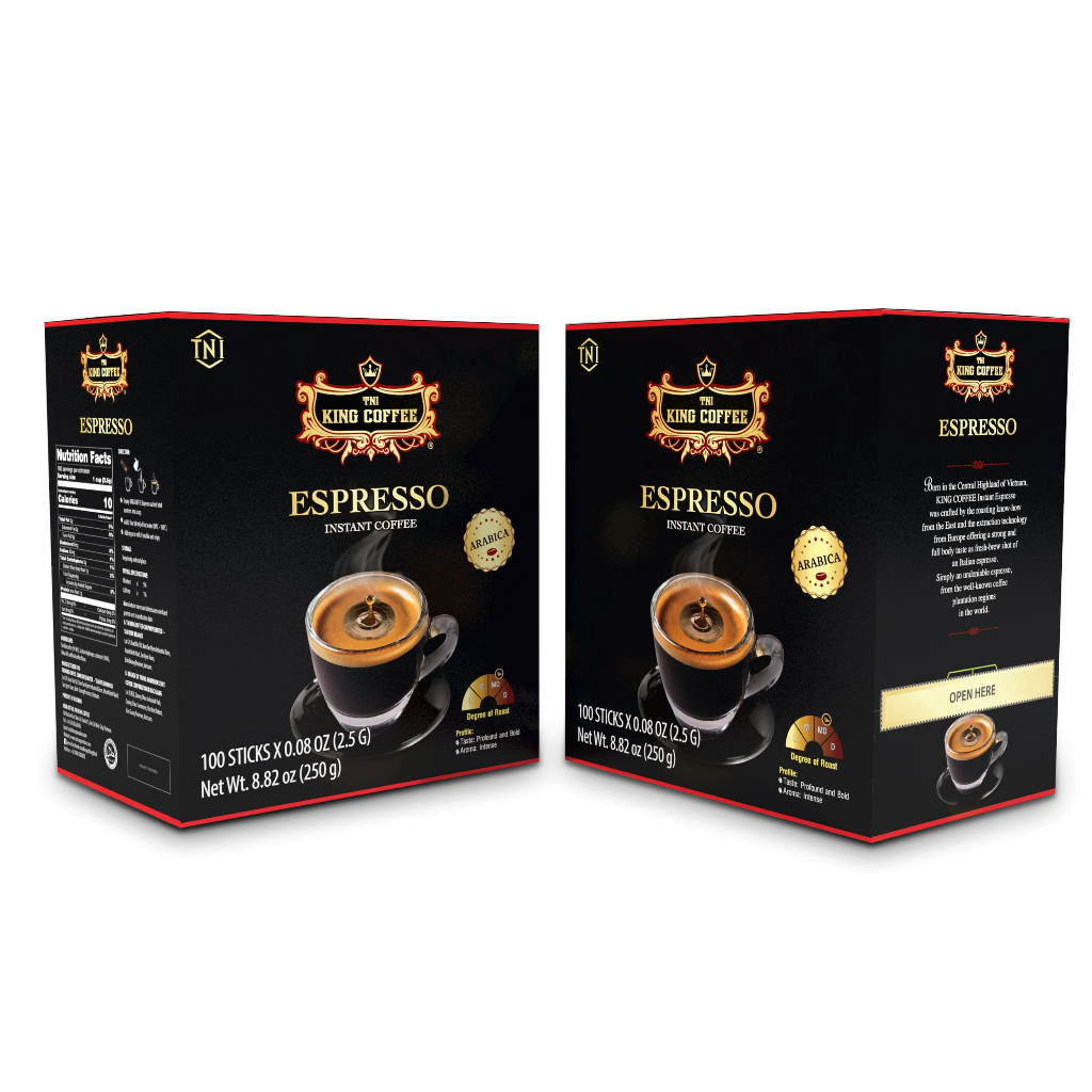 [ COMBO 2 HỘP ]Cà Phê Hòa Tan Espresso KING COFFEE